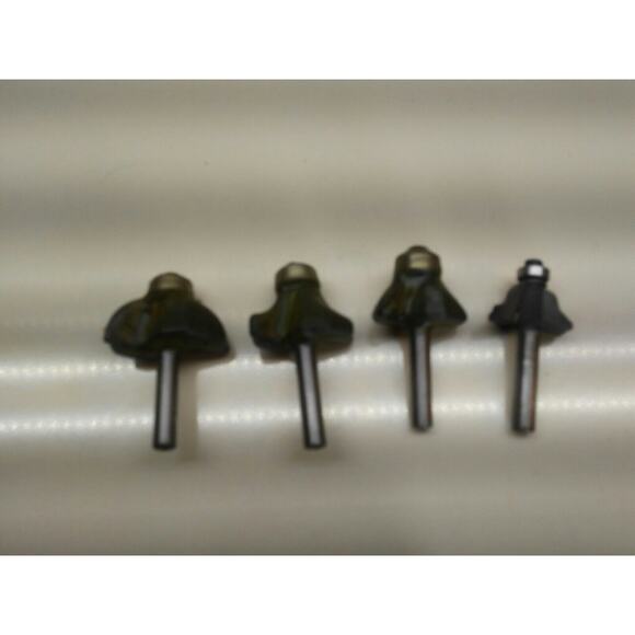 10 Router Bits In Case - Most - NEW - 4 with Ball Bearing Guides - Picture 3 of 12